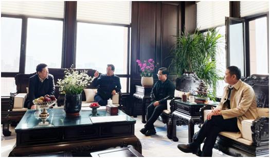 呂繩振、李磊一行蒞臨我司視察調(diào)研